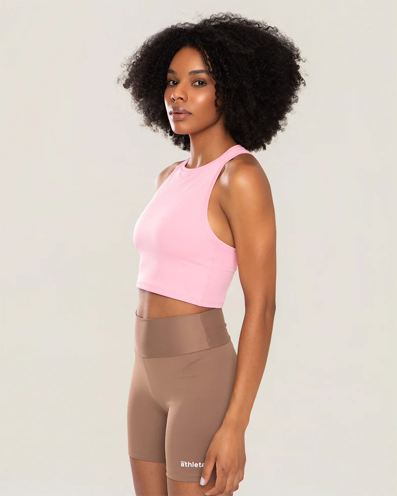 Blusinha Basic Feminina Athleta Rosa - Image 3