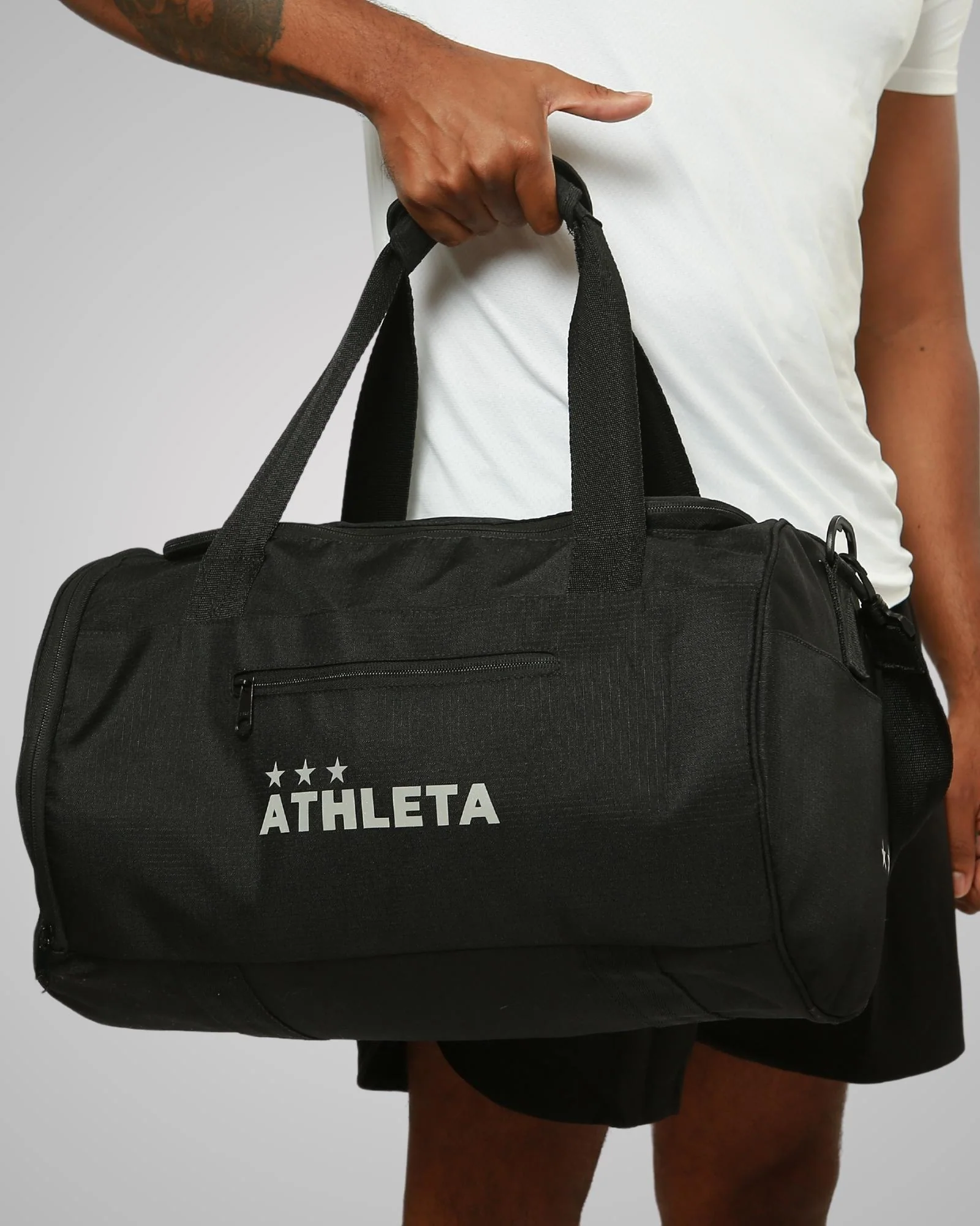 Bolsa Athleta Lado Short Unissex Preto - Image 4
