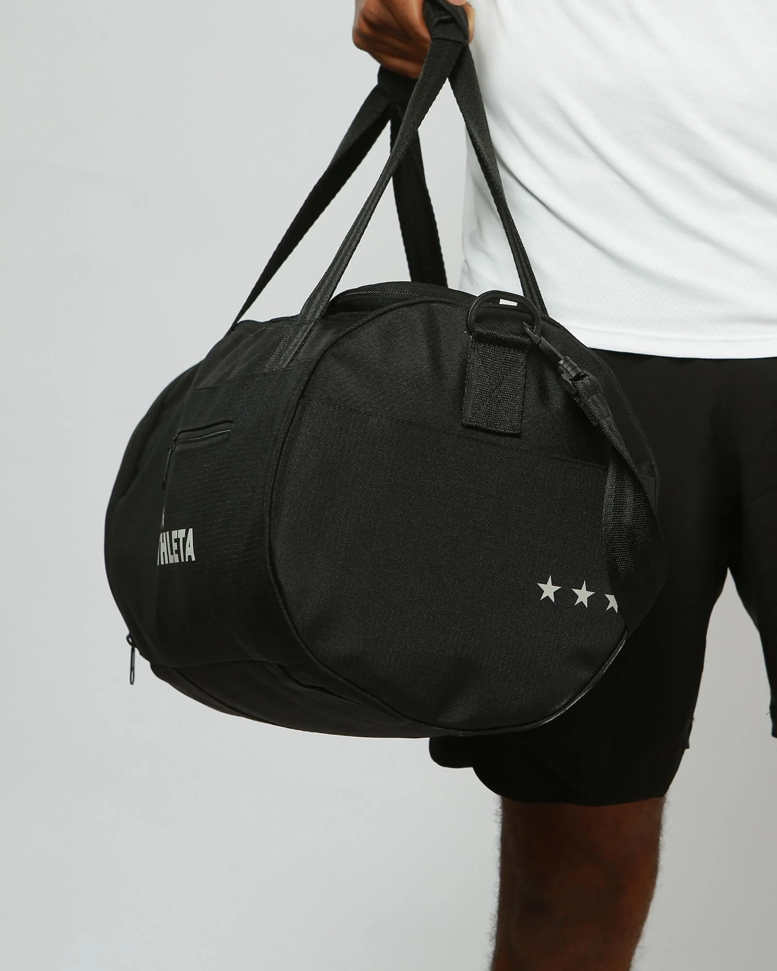 Bolsa Athleta Lado Short Unissex Preto - Image 5