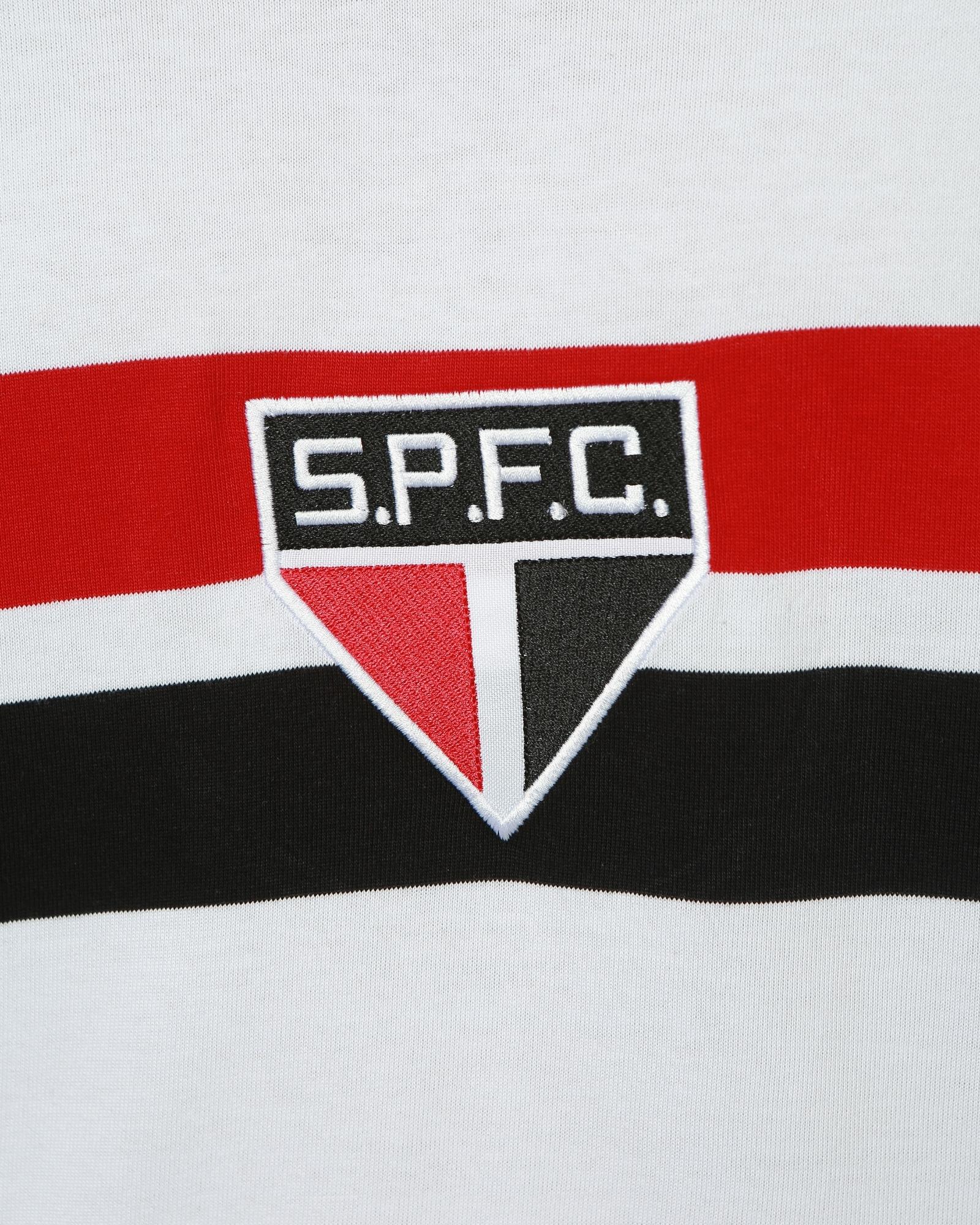 Camisa Athleta Retro do São Paulo 1977 Branca - Image 3