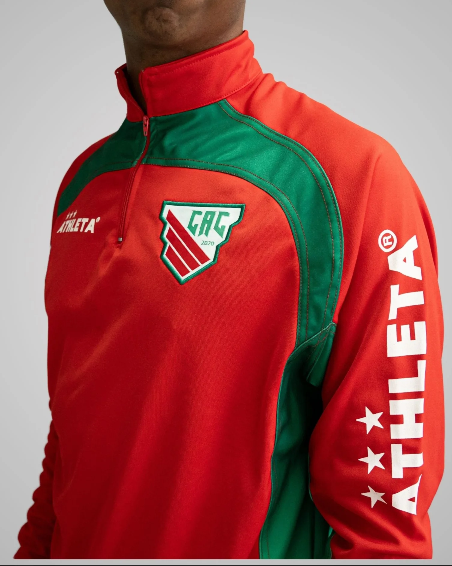 Jaqueta Agasalho CAC Athleta Vermelho - Image 3
