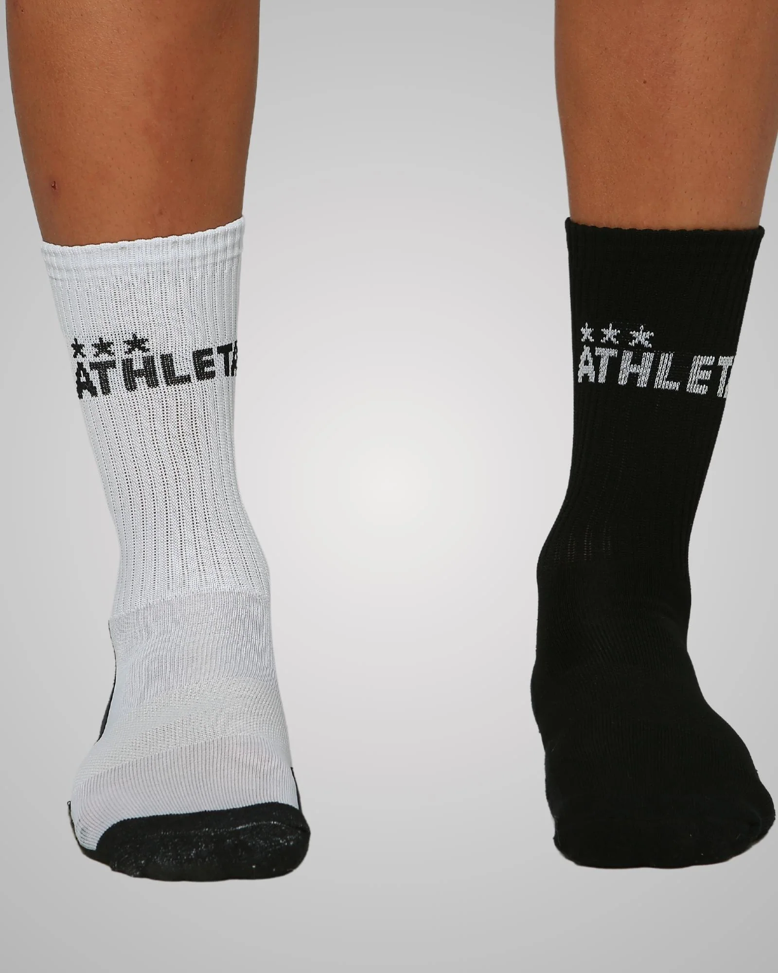 Meia Soquete Athleta Algodão Unissex Preta - Image 5