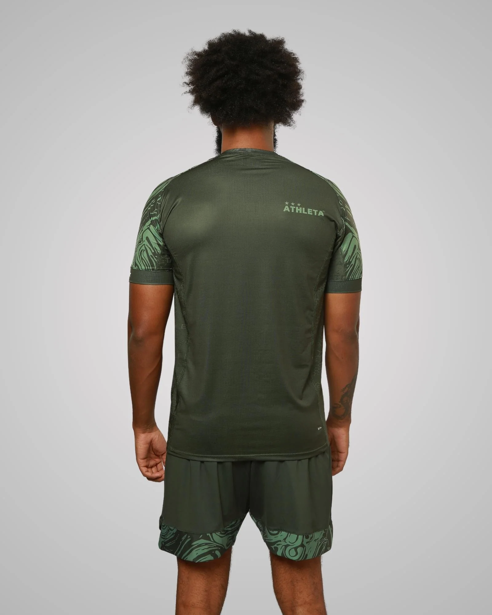 Térmica Manga Curta Athleta SS24 Futevôlei - Verde Militar - Image 3
